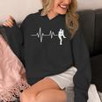 Baseball Heartbeat Pitcher Position Simple Line Art Unisex Hoodie Baseball Heartbeat Pitcher Position Simple Line Art Unisex Hoodie