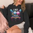 Baseball Ice Cream Drip I Hit 100 Days Of School Boys Kids Unisex Hoodie