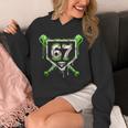 Baseball Ice Cream Drip Number 67 Player 67th Birthday Kids Unisex Hoodie Baseball Ice Cream Drip Number 67 Player 67th Birthday Kids Unisex Hoodie