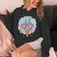Baseball Ice Cream Heart Sunglasses Youth Boys Valentine Unisex Hoodie