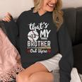 Baseball Jersey Number 13 That's My Brother Out There Unisex Hoodie