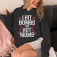 Baseball Joke Tee I Hit Bombs For Hot Moms Player Pitcher Unisex Hoodie Baseball Joke Tee I Hit Bombs For Hot Moms Player Pitcher Unisex Hoodie