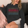 Baseball Layered Text Team Player Coach Youth Unisex Hoodie