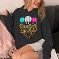 Baseball Lifestyle Baseball Drip Icecream Unisex Hoodie