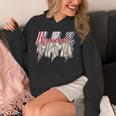 Baseball Mama Lightning Bolt Checkered Varsity Mother's Day Unisex Hoodie Baseball Mama Lightning Bolt Checkered Varsity Mother's Day Unisex Hoodie