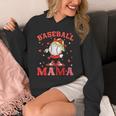 Baseball Mama Sports Mom Baseball Valentine Drip Girls Women Unisex Hoodie