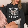 Baseball Nanny Baseball Coquette Bow Unisex Hoodie Baseball Nanny Baseball Coquette Bow Unisex Hoodie