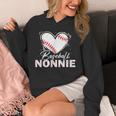 Baseball Nonnie Baseball Heart Unisex Hoodie Baseball Nonnie Baseball Heart Unisex Hoodie
