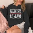 Baseball Player Raising Ballers Game Day Respect The Drip Unisex Hoodie