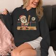 Baseball Santa 67 Christmas Xmas Boys Retro Unisex Hoodie
