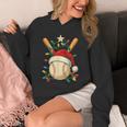 Baseball Santa Christmas Ball Baseball Lover Player Boys Unisex Hoodie Baseball Santa Christmas Ball Baseball Lover Player Boys Unisex Hoodie