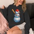 Baseball Snowman Merry Christmas Xmas Pajamas Men Women Kids Unisex Hoodie Baseball Snowman Merry Christmas Xmas Pajamas Men Women Kids Unisex Hoodie