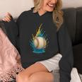 Baseball Splash Team Player For Kids Men Women Unisex Hoodie