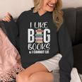 I LIKE BIG BOOKS & CANNOT LIE Reading Lover Pun Quote Unisex Hoodie I LIKE BIG BOOKS & CANNOT LIE Reading Lover Pun Quote Unisex Hoodie