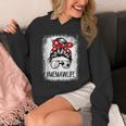 Bleached Memaw Life Soccer Messy Bun Baseball Game Day Unisex Hoodie Bleached Memaw Life Soccer Messy Bun Baseball Game Day Unisex Hoodie
