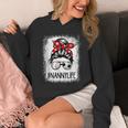 Bleached Nanny Life Soccer Messy Bun Baseball Game Day Unisex Hoodie Bleached Nanny Life Soccer Messy Bun Baseball Game Day Unisex Hoodie