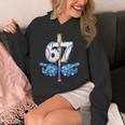 Blue Camo Baseball 67 Six Seven Camo Ice Cream Drip Boy Teen Unisex Hoodie