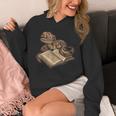 Boa Constrictor Reading A Book Unisex Hoodie