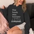 The Book Was Better Typewriter Style Book Lover T-Shirt Unisex Hoodie The Book Was Better Typewriter Style Book Lover T-Shirt Unisex Hoodie