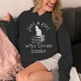 Book Bookworm Cat Lover Reading Unisex Hoodie