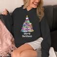Book Christmas Tree Xmas Lights Librarian Merry Christmas Unisex Hoodie Book Christmas Tree Xmas Lights Librarian Merry Christmas Unisex Hoodie