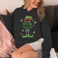 Im The Book Dragon Elf Christmas Librarian Unisex Hoodie