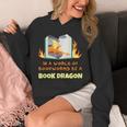 Book Dragon Librarian Book Lovers Unisex Hoodie