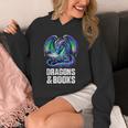 Book Dragons And Books Reading Lover Unisex Hoodie
