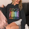 Book Flower Abolish ICE Meme For Women Girl Unisex Hoodie