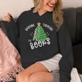 Book Lover Christmas Tree Holiday Reading Love To Read Unisex Hoodie