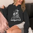 Book Lover Fantasy Fairy Tales Castle Christmas Reading Fan Unisex Hoodie Book Lover Fantasy Fairy Tales Castle Christmas Reading Fan Unisex Hoodie