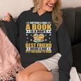 Book Lover Outside a Dog a Book Is a Man's Best Friend Unisex Hoodie Book Lover Outside a Dog a Book Is a Man's Best Friend Unisex Hoodie