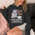 Book Lover Quote Drink Tea Read Books Cool Book Lover Unisex Hoodie