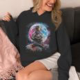 Book Lovers Cool Astronaut Reading Books In Space Kids Unisex Hoodie