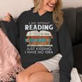 Book Nerd Librarian Bibliophile Library Reading Unisex Hoodie