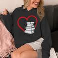 Book Nerd's Book Lover's Valentine's Day Unisex Hoodie