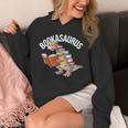 Book Reading Dinosaur T-Rex Dino Bookworm Unisex Hoodie