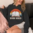 Book Vibes For Book Lovers Bookworm Reading Unisex Hoodie