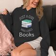 Bookish Women Bookworm Librarian Just a Girl Who Loves Books Unisex Hoodie