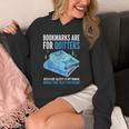 Bookmarks Are For Quitters Book Lover Saying Unisex Hoodie