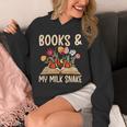 Books & My Milk Snake Owner Milk Snake Lover Milk Snakes Unisex Hoodie