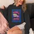 Books And Coffee Bookish Bookworm Reading Book Lover Women Unisex Hoodie