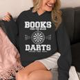 Books Feed The Brain Darts Feeds The Soul Unisex Hoodie Books Feed The Brain Darts Feeds The Soul Unisex Hoodie