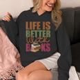 Books Novels Reading Shirt Life Is Better With Books Unisex Hoodie Books Novels Reading Shirt Life Is Better With Books Unisex Hoodie