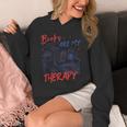 Books Are My Therapy Book Lover Bookworm Library Unisex Hoodie Books Are My Therapy Book Lover Bookworm Library Unisex Hoodie