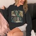 Bookworm Dragons Reading Book Dragons And Books Unisex Hoodie