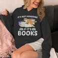 Bookworm Librarian Hoarder Cat Book Reading Hoarding Unisex Hoodie Bookworm Librarian Hoarder Cat Book Reading Hoarding Unisex Hoodie