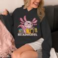 Bookworm Readolot Mexican Salamander Book Reading Axolotl Unisex Hoodie Bookworm Readolot Mexican Salamander Book Reading Axolotl Unisex Hoodie