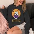 Boooks Moon Ghost Reading Halloween Bookworm Librarian Book Unisex Hoodie Boooks Moon Ghost Reading Halloween Bookworm Librarian Book Unisex Hoodie