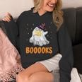 Booooks Funny Halloween Cute Ghost Book Reading Unisex Hoodie Booooks Funny Halloween Cute Ghost Book Reading Unisex Hoodie